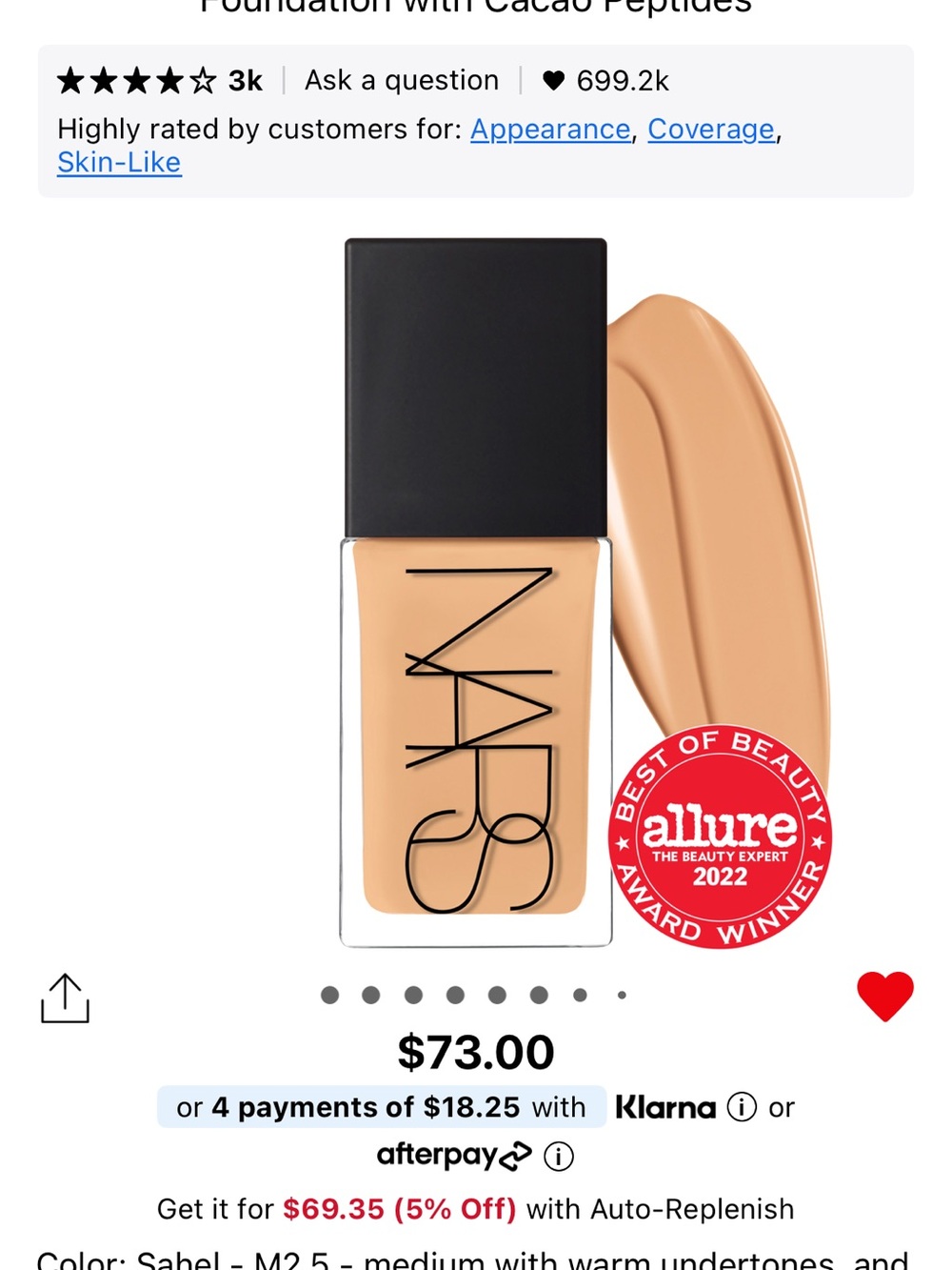 laura mercier Liquid Foundation — M2.5 Sahel